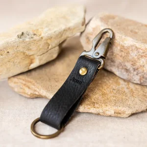 Leather Bottle Opener Keychain