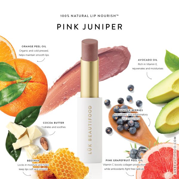 Luke Beautifood Lip Nourish Pink Juniper - Image 3