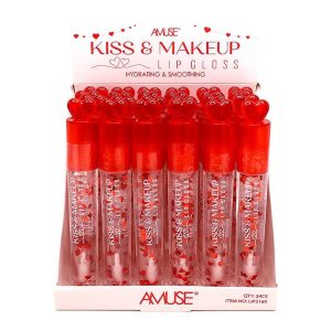 Amuse LIP2169 Kiss & Makeup Soft Lip Gloss - 24pc
